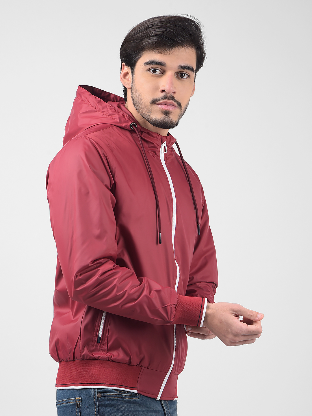 Numero Uno Men Solid Red Jacket